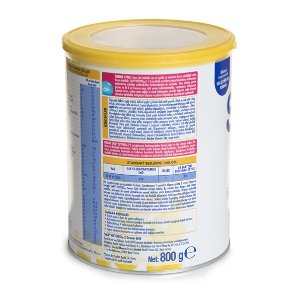 Optipro Probiyotik 3 Bebek Devam Sütü 800 gr 1-3 Yaş - 3