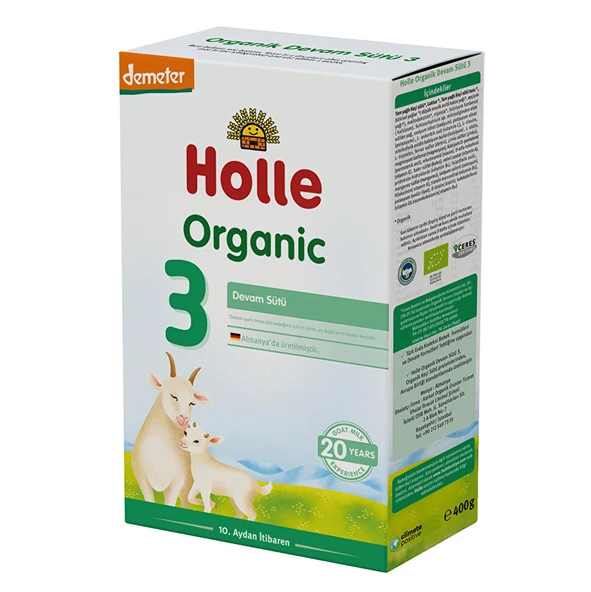 3 Organik Keçi Sütü Devam Formülü 400 gr 12+ Ay - 3