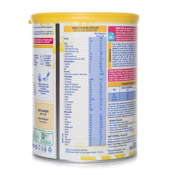 Optipro Probiyotik 2 Bebek Devam Sütü 800 gr 6-12 Ay - 3