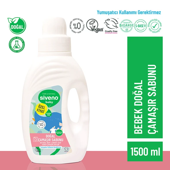 Bebek Doğal Çamaşır Sabunu 1500 ml - 2