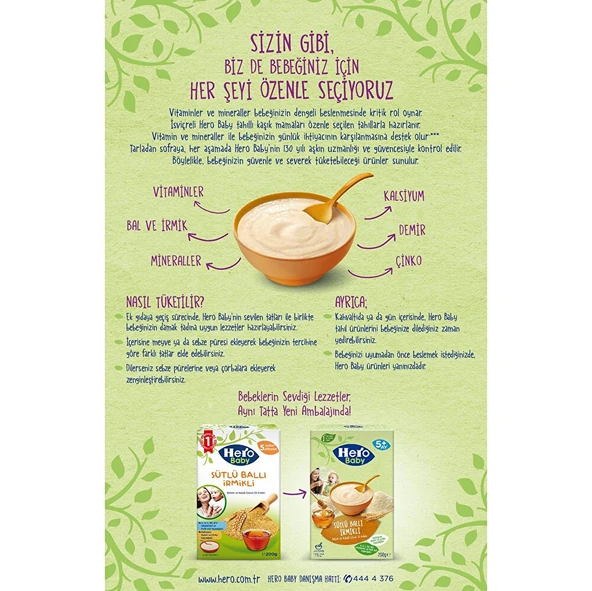 Sütlü Ballı İrmikli Kaşık Maması 200 gr - 2