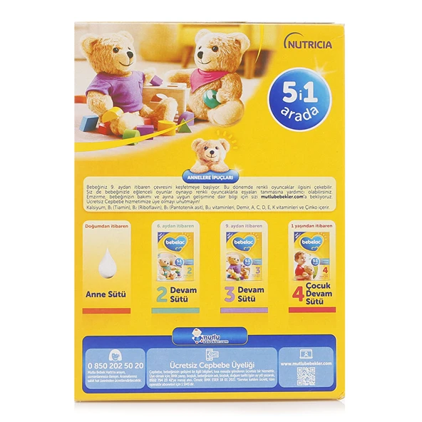 3 Devam Sütü 400 gr 9-12 Ay - 3