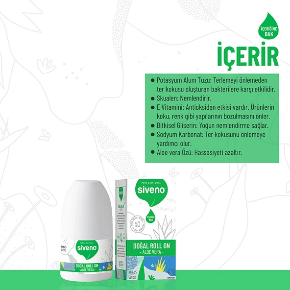 %100 Doğal Roll-On Aloe Vera 50 ml - 3