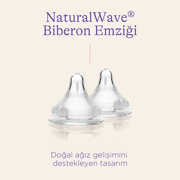Natural Wave Biberon Emziği Orta Akışlı - 3