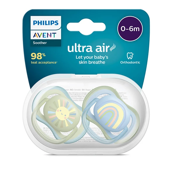 Ultra Air Emzik 0-6 Ay, 2'li Paket, Erkek ürün görseli
