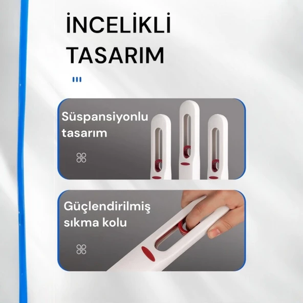 MİNİ MOP KENDİNDEN SIKMALI KOLAY KULLANIMLI  MOP - 4