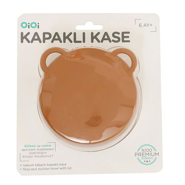 Kapaklı Kase Woody Brown - 2