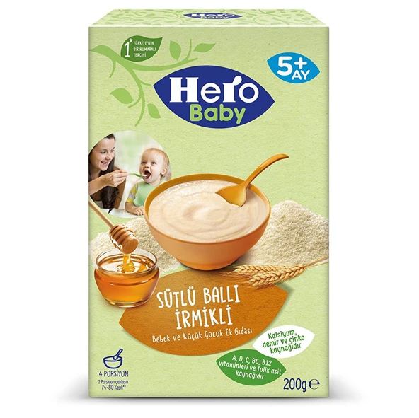 Sütlü Ballı İrmikli Kaşık Maması 200 gr