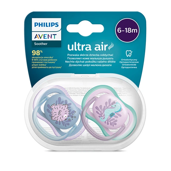 Ultra Air Emzik 6-18 Ay, 2'li Paket, Kız