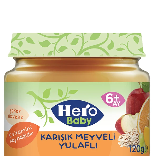 Karışık Meyveli Yulaflı Kavanoz Mama 120 gr - 2