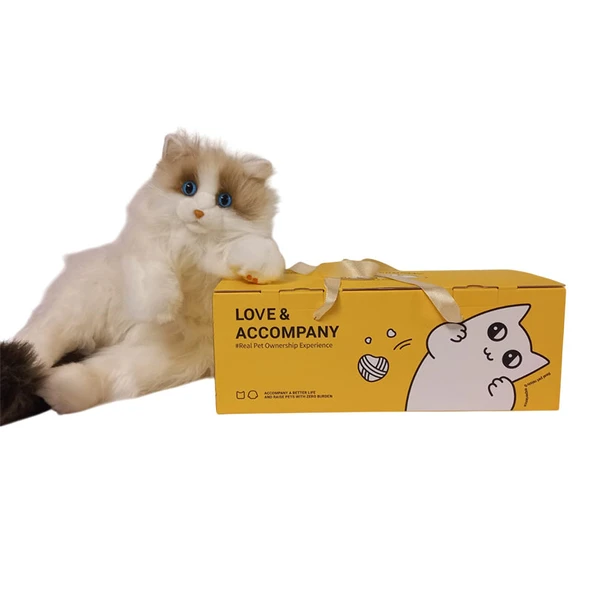 B&d BD-CAT008 Büyük Kedi Sırt Çantası Beyaz-Kahverengi