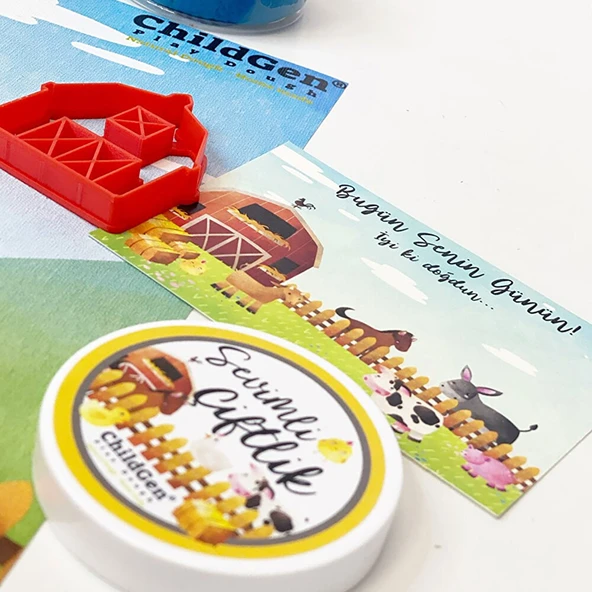 Çiftlik Konsept Doğal Oyun Hamur Seti - 3