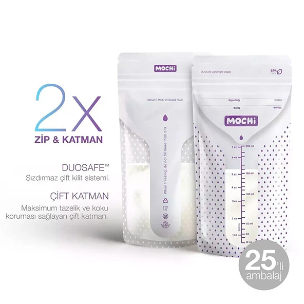 Süt Saklama Poşeti 25'li - 3