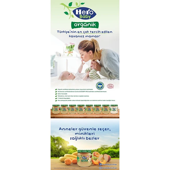 Organik Kayısılı Kavanoz Mama 120 gr - 3