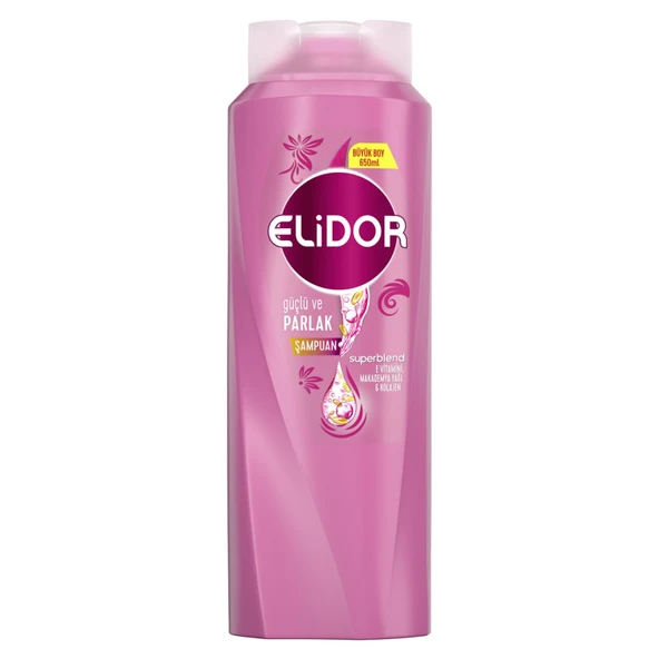 Elidor Güçlü ve Parlak Şampuan 650 Ml