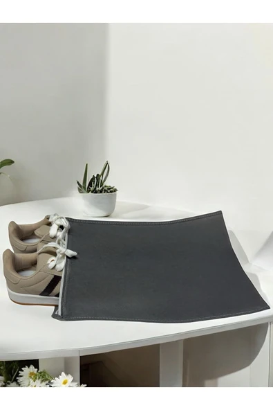 Balkan Room 12 Adet Antrasit Ayakkabı Saklama Çantası Seyahat Hurcu Çok Amaçlı Fermuarlı Valiz Düzenleyici - Resim 5