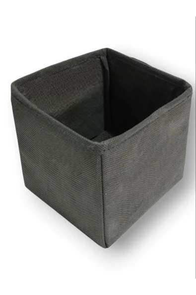 Balkan Room Antrasit Çekmece Içi Düzenleyici Organizer - Çok Amaçlı Dolap Içi Kutu ( 13*13*13 ) ürün görseli 1