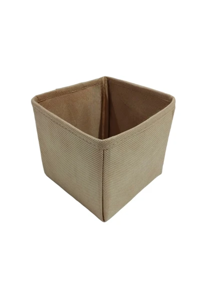 Balkan Room Bej Çekmece Içi Düzenleyici Organizer - Çok Amaçlı Dolap Içi Kutu ( 13*13*13 ) ürün görseli 1