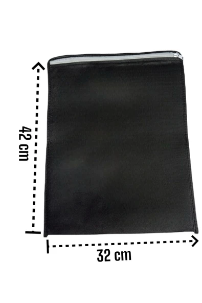 Balkan Room 2 Adet Siyah Ayakkabı Saklama Çantası Seyahat Hurcu Çok Amaçlı Fermuarlı Çekmece Valiz Düzenleyici - Resim 2