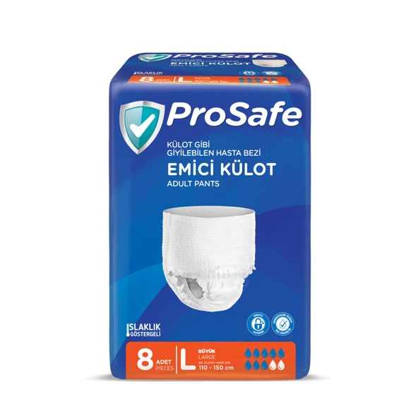 Prosafe Emici Külot Büyük 8'li