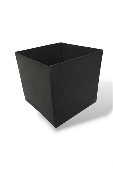 Balkan Room 3 Adet Siyah Çok Amaçlı Dolap Içi Düzenleyici Kutu Dekoratif Saklama Kutusu Raf Organizer Large - 3