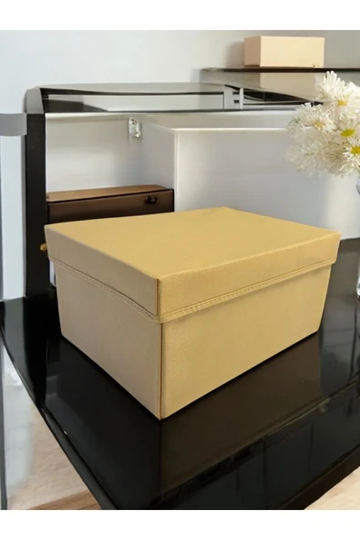 Balkan Room Kapaklı Dolap İçi Düzenleyici Kutu Çok Amaçlı Saklama Kutusu XLarge 40x30x20 cm - 8