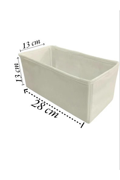 Balkan Room 8'li Beyaz Çekmece Içi Düzenleyici Organizer Set - Çok Amaçlı Dolap Içi Kutu Seti - 3
