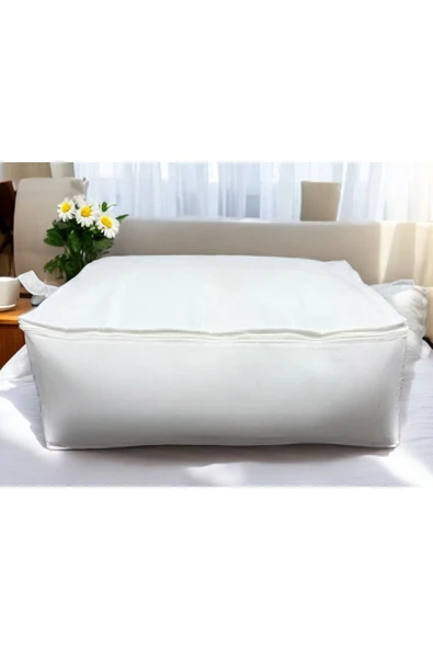 Balkan Room 3 Adet Beyaz Baza Altı Ve Çekyat Tipi Hurç 62 X 44 X 22 Cm XLarge - Resim 5