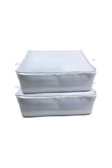 Balkan Room 2 Adet Gri Bazaaltı Ve Çekyat Tipi Hurç 62 X 44 X 22 Cm XLarge