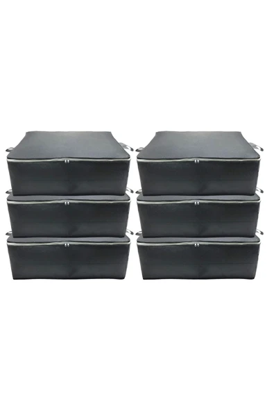 Balkan Room 6 Adet Antrasit Baza Altı Ve Çekyat Tipi Hurç 62 X 44 X 22 Cm XLarge ürün görseli