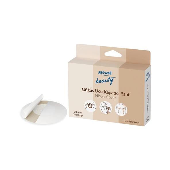 Getwell Beauty Göğüs Ucu Gizleme Bandı 24'lu