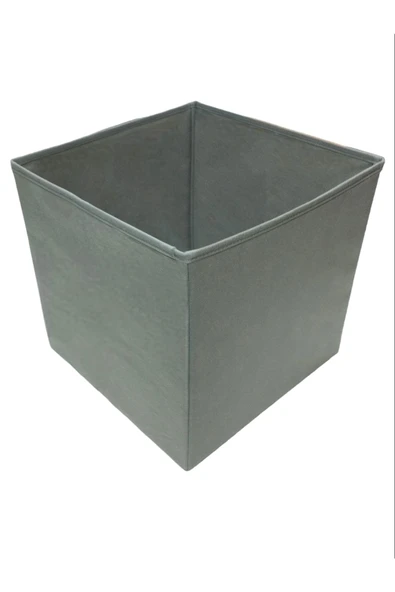 Balkan Room Gri Çok Amaçlı Dolap Içi Düzenleyici Kutu Dekoratif Saklama Kutusu Raf Organizer Large