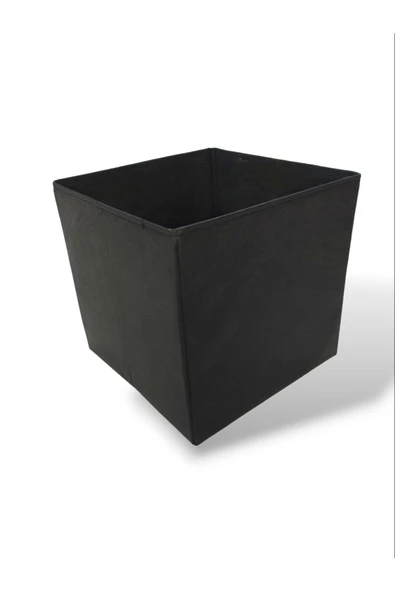 Balkan Room 6 Adet Siyah Çok Amaçlı Dolap Içi Düzenleyici Kutu Dekoratif Saklama Kutusu Raf Organizer Large - 3