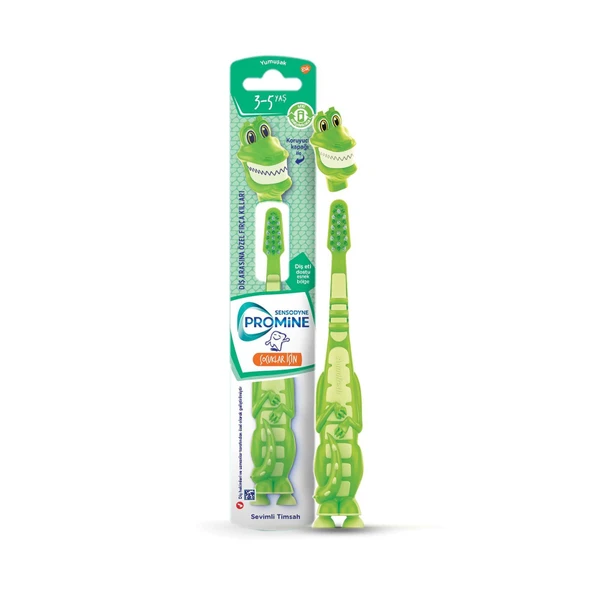 Sensodyne Promine Çocuk 3-5 Yaş Sevimli Timsah Diş Fırçası