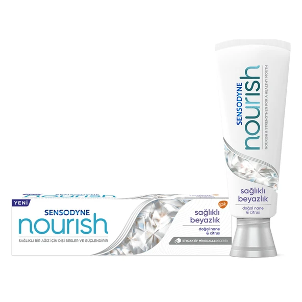Sensodyne Nourish Sağlıklı Beyazlık Diş Macunu 75 Ml