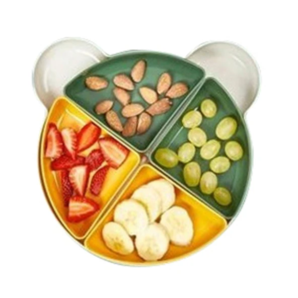 Evmoni 4 Bölmeli Çocuk Yemek Tabağı