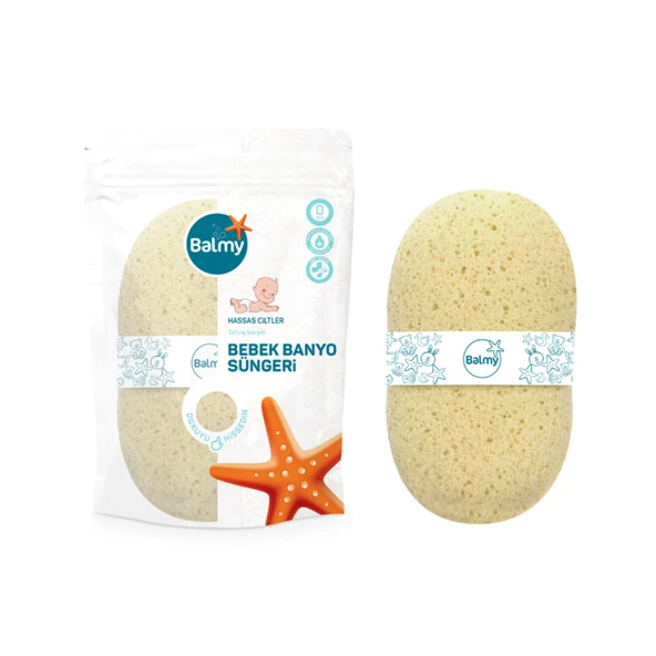 Balmy Hassas Ciltler Bebek Banyo Süngeri ürün görseli