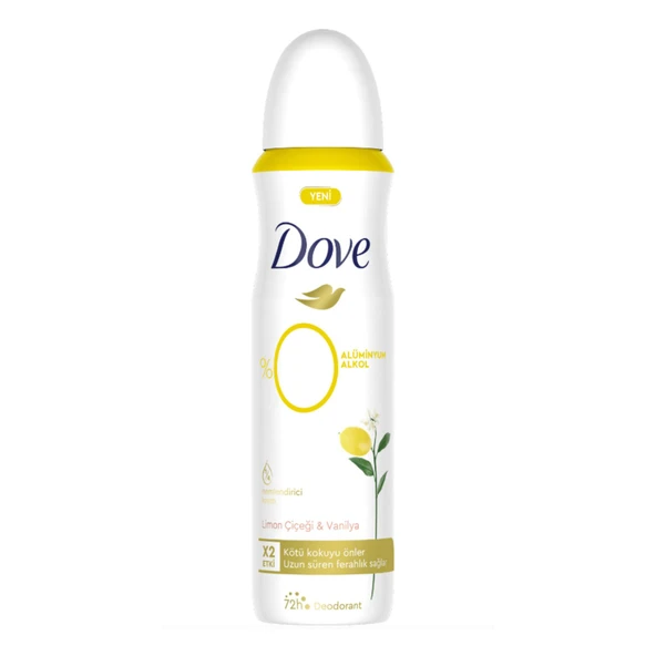 Dove Limon Çiçeği  Vanilya Sprey Deodorant 150 Ml