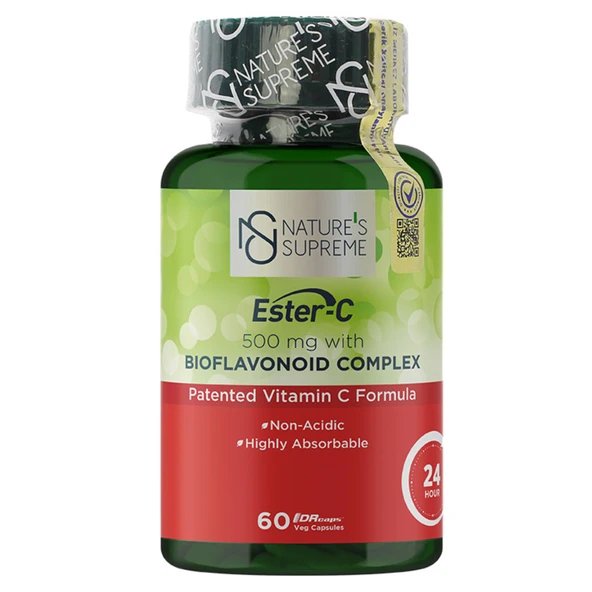 Natures Supreme Ester-c 500Mg 60 Adet