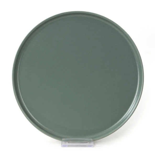 Keramika Nordic Servis Tabak Yeşil / Gri 25 Cm