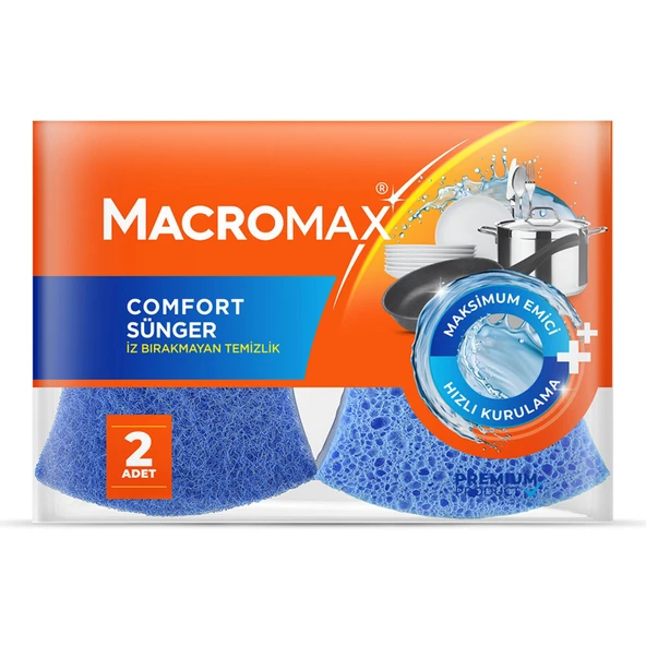 Macromax Comfort Sünger 2'li ürün görseli