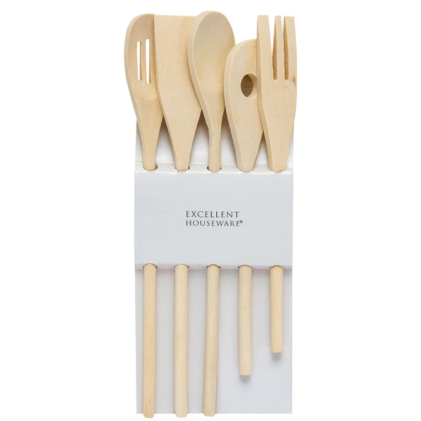 Koopman 5 Parça Ahşap Kaşık Seti ürün görseli