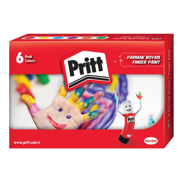 Pritt Parmak Boyasi 6 Renk x 30 Ml