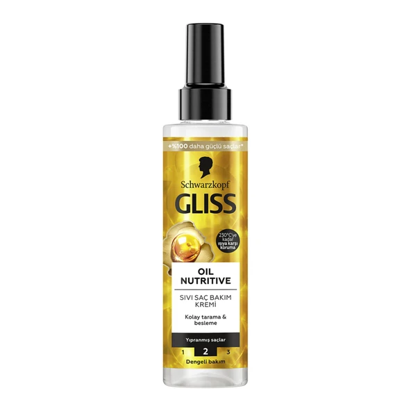 Gliss Oil Nutritive Sıvı Saç Kremi 200 Ml ürün görseli