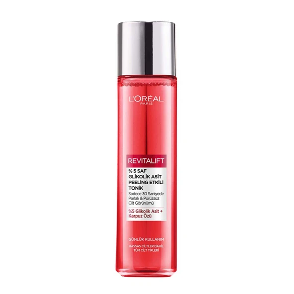 L'Oréal Paris Revitalift %5 Saf Glikolik Asit Peeling Etkili Tonik 180 Ml