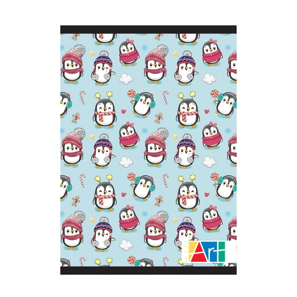 Kulinart Kk Tel Dikişli Desenli Defter A5 80 Yaprak Çizgili