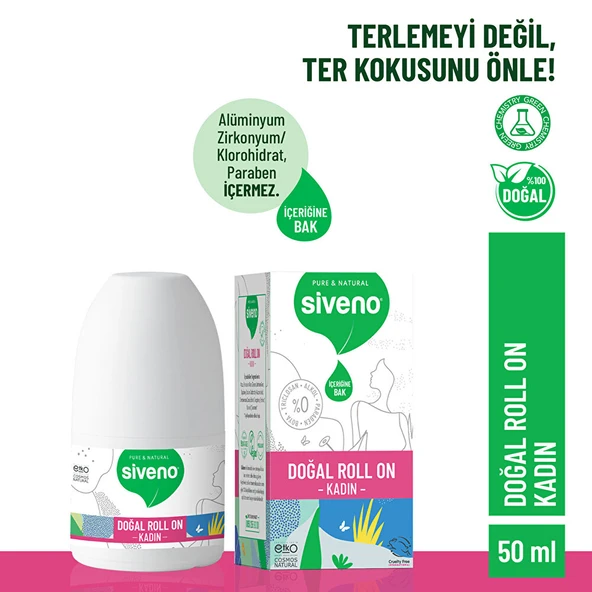 %100 Doğal Roll-On Kadınlar İçin 50 ml - 2