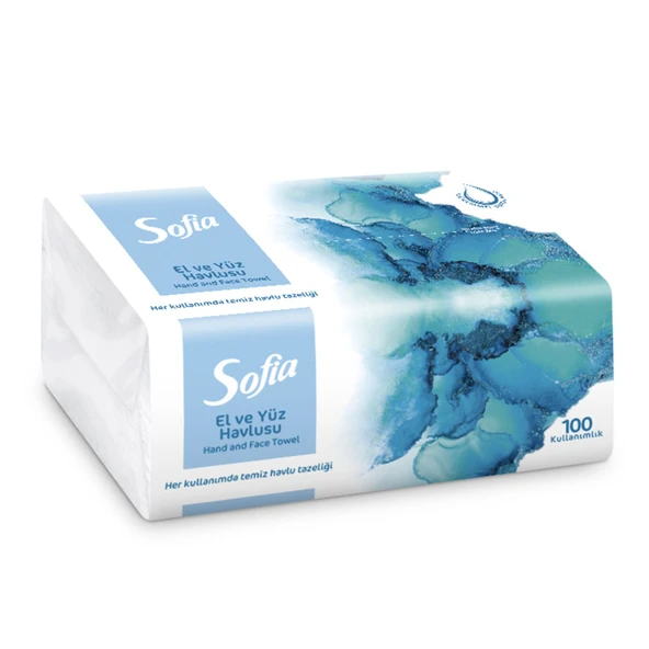 Sofia El ve Yüz Havlusu 100'lü