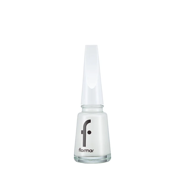 Flormar Nail Enamel Uzun Süre Kalıcı Besleyici Oje - 400 Bright White