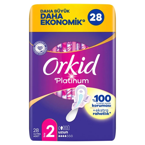 Orkid Platinum Dörtlü Paket Uzun 28'li